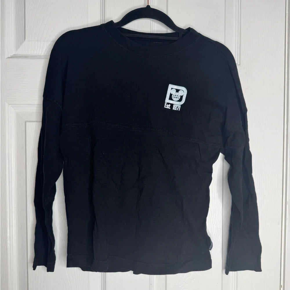 DISNEY PARKS Spirit Jersey Kids Size L‎ (10/12) Baby Blue Writing